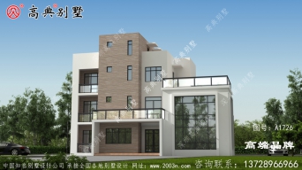 农村平屋顶大露台设计户型住宅