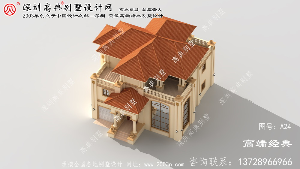 崇明县高端欧式三层复式别墅效果图 崇明县高端欧式三层复式别墅效果图