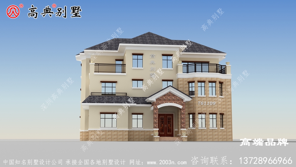 农村欧式别墅外观效果图内部布局非常合理,实用