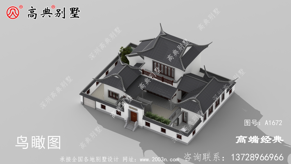 中式徽派二层小别墅，春赏花夏乘凉，秋赏月冬扫雪丹阳市