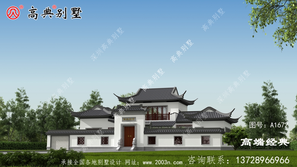 中式徽派二层小别墅，春赏花夏乘凉，秋赏月冬扫雪丹阳市