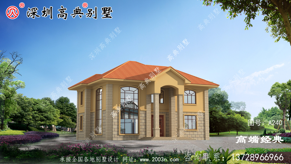 乡下自建二层房设计图纸，总有一款是你中意的