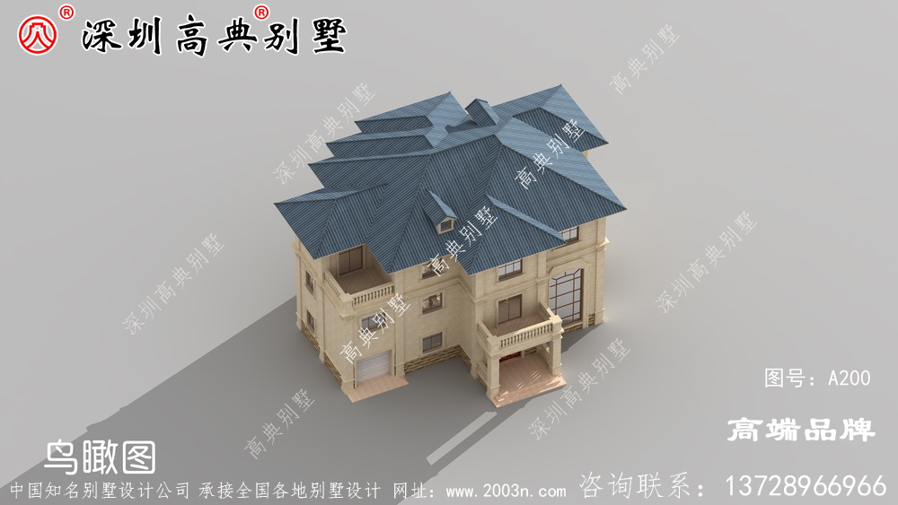 新农村三层房子图片,精致安全