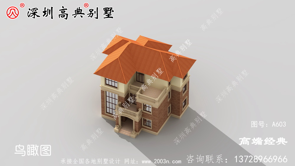 乡下带阳台的三层建筑图,采光靠它,关键是温馨。