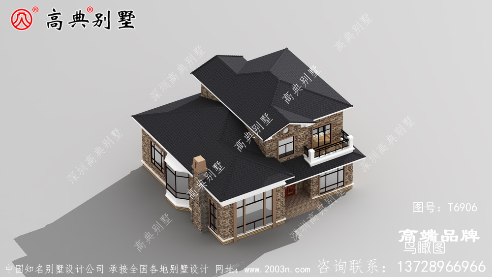 风水布局良好又美观的两层户型别墅谁会不爱呢?