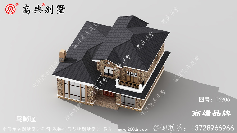 风水布局良好又美观的两层户型别墅谁会不爱呢?