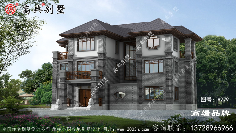 老家建一栋这样的别墅,父母也跟着沾光