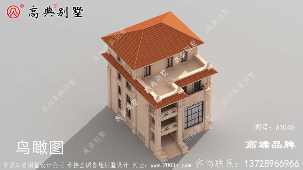 这款户型简单合理,整个建筑物给人的感觉很是精致