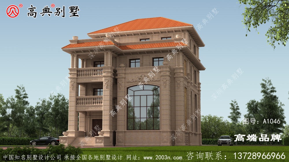 这款户型简单合理,整个建筑物给人的感觉很是精致