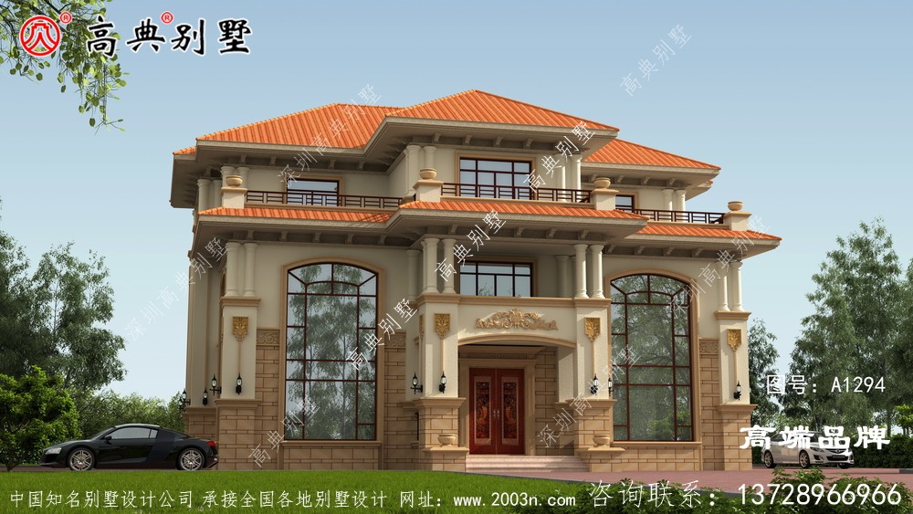 欧式风格对称设计,外观结构非常经典