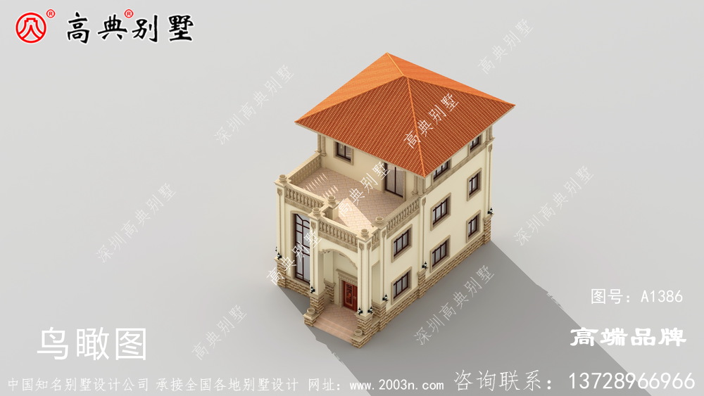 大落地窗使别墅造型更加独特,谁会不喜欢这样的户型呢?