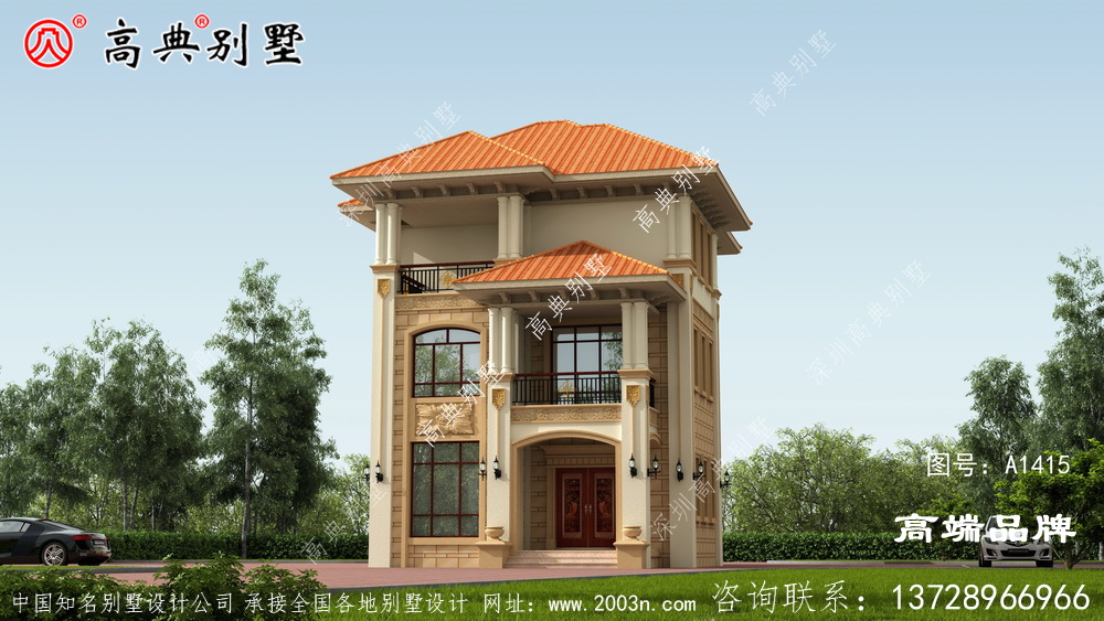 农村建个复式小别墅,倍有面子
