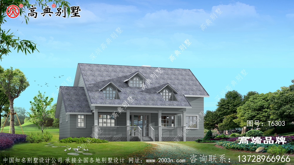 两层户型图南北通透采光好,空间利用率还高