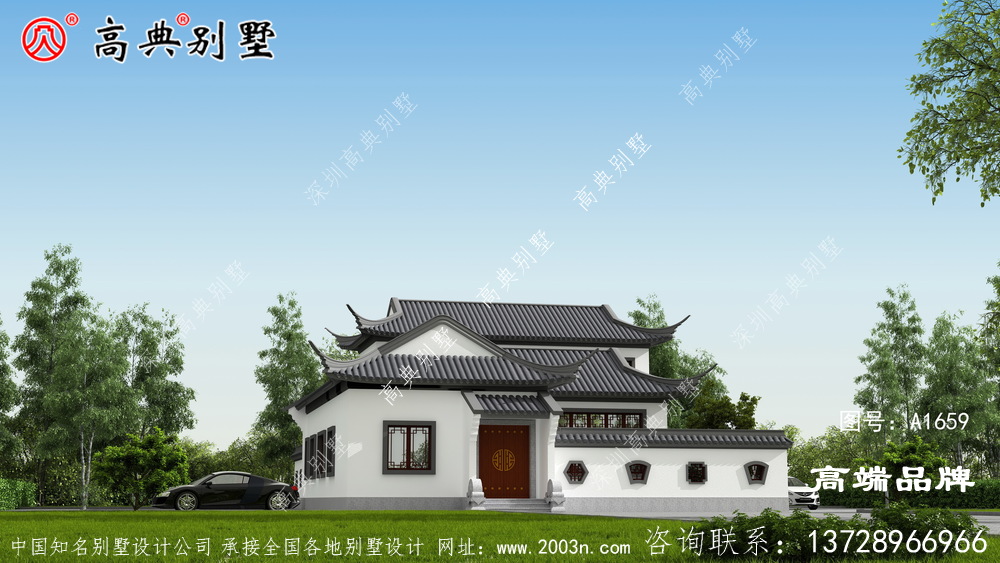 中式合院设计图,将中国建筑的古典美展示的淋漓尽致